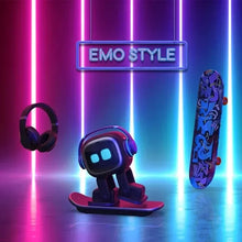 Load image into Gallery viewer, Emo Robot Pet Emopet Intelligent Companion Ai Emotional Communication Future Voice Robot for Home Desktop Toys Kids Xmas Gift