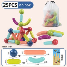 Load image into Gallery viewer, Magnetic Constructor Blocks Set Toys for Kids Magnet Stick Rod Building Blocks Montessori Educational Toys for Children Boy Girl