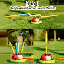 Load image into Gallery viewer, Ladybug Sport Entertainment Game Toy Multifunction Rope Skipping Machine Ferrule Jump Rocket Launcher Outdoor Educational