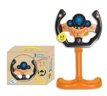 Load image into Gallery viewer, Electric Simulated Driving Steering Three-Dimensional Portable Wheel Copilot Toy Light and Sound Educational Children'S Gifts