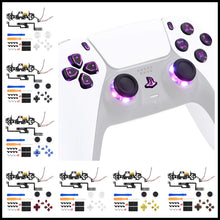 Load image into Gallery viewer, Multi-Colors Luminated Dpad Thumbstick Share Home Face Buttons, DTF V3 LED Kit for PS5 Controller BDM-010 &amp; BDM-020