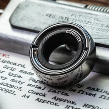 Load image into Gallery viewer, Fidget Spinner Gyros Cope Ratchet Magnetic Machinist C Section Ring Toy Decompression EDC Black Technology Adult Toys