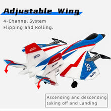 Load image into Gallery viewer, F22 RC Foam Plane 4 Channels 6G Auto Stabilization with 4K Camera Stunt Remote Control Airplanes Aircraft Toys for Children