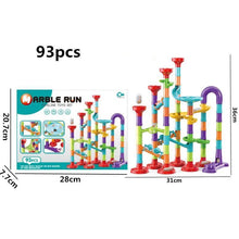 Load image into Gallery viewer, 29-142PCS Marble Run Building Blocks Marbles Slide Toys for Children DIY Creativity Constructor Educational Toys Children Gift