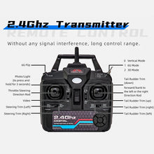 Load image into Gallery viewer, F22 RC Foam Plane 4 Channels 6G Auto Stabilization with 4K Camera Stunt Remote Control Airplanes Aircraft Toys for Children