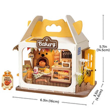 Load image into Gallery viewer, Food Box Shop Rolife Miniature Doll House DIY Miniature House Kit Diorama House Building Set with LED Room