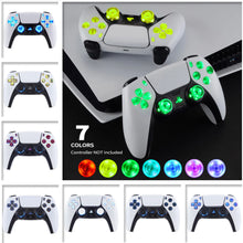 Load image into Gallery viewer, Multi-Colors Luminated Dpad Thumbstick Share Home Face Buttons, DTF V3 LED Kit for PS5 Controller BDM-010 &amp; BDM-020