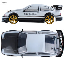 Load image into Gallery viewer, EBORUI RC Car 1:10 4WD AE86 RC Sport Racing Drift Car 70Km/H High Speed Remote Control Car + Extra Drift Tires Drift Car RTR