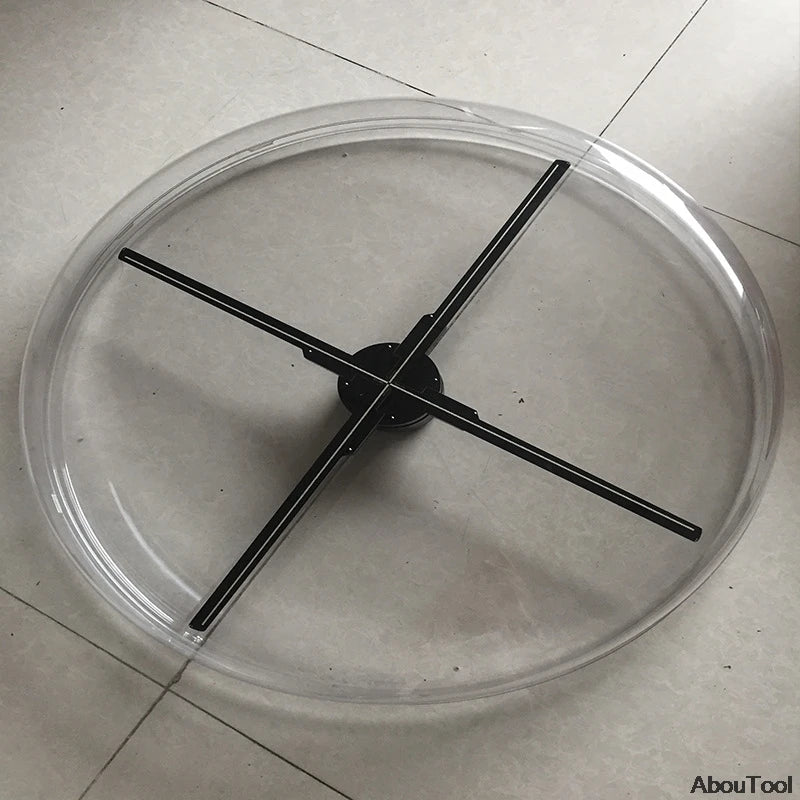 3D Fan Hologram Projector Protection Cover 100Cm 3D Hologram Projector Light Advertising Display Shell LED Fan Acyrlic Cover Bag