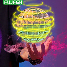 Load image into Gallery viewer, Flying Ball Boomerang Flyorb Magic with LED Lights Drone Hover Ball Fly Nova Orb Flying Spinner Fidget Toys Children Family Gift