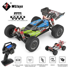 Load image into Gallery viewer, 144001 1:14 RC Racing Car 65Km/H 2.4G Remote Control High Speed Off-Road Drift Shock Absorption Adult Boys Toys Kids Gift