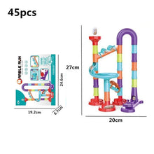 Load image into Gallery viewer, 29-142PCS Marble Run Building Blocks Marbles Slide Toys for Children DIY Creativity Constructor Educational Toys Children Gift