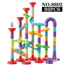 Load image into Gallery viewer, 29-142PCS Marble Run Building Blocks Marbles Slide Toys for Children DIY Creativity Constructor Educational Toys Children Gift