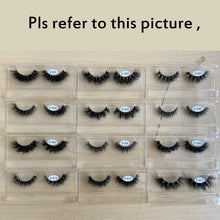 Load image into Gallery viewer, Mink Lashes Wholesale 5/10/50 Pairs Fluffy Real Mink Hair Natural Eyelashes Wholesale Short Wispy Mink Eyelashes Bulk