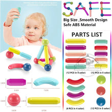 Load image into Gallery viewer, Magnetic Constructor Blocks Set Toys for Kids Magnet Stick Rod Building Blocks Montessori Educational Toys for Children Boy Girl