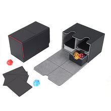 Load image into Gallery viewer, Trading Card Deck Box Holds 160 Cards Sleeved Card Storage Box Cards Organizer for Card Collectible Card Baseball Card