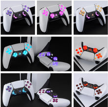 Load image into Gallery viewer, Multi-Colors Luminated Dpad Thumbstick Share Home Face Buttons, DTF V3 LED Kit for PS5 Controller BDM-010 &amp; BDM-020