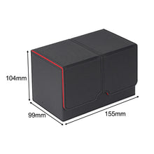 Load image into Gallery viewer, Trading Card Deck Box Holds 160 Cards Sleeved Card Storage Box Cards Organizer for Card Collectible Card Baseball Card