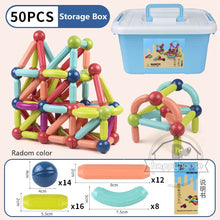 Load image into Gallery viewer, Magnetic Constructor Blocks Set Toys for Kids Magnet Stick Rod Building Blocks Montessori Educational Toys for Children Boy Girl