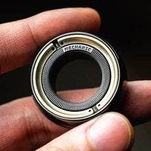 Load image into Gallery viewer, Fidget Spinner Gyros Cope Ratchet Magnetic Machinist C Section Ring Toy Decompression EDC Black Technology Adult Toys