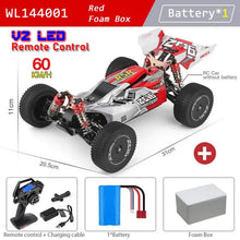 Load image into Gallery viewer, 144001 1:14 RC Racing Car 65Km/H 2.4G Remote Control High Speed Off-Road Drift Shock Absorption Adult Boys Toys Kids Gift