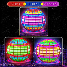 Load image into Gallery viewer, Flying Ball Suspension Color LED Automatic Boomerang Ball Black Tech Magic Ball Flying Toys Gyroscopic Anti-Gravity for Children