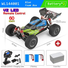 Load image into Gallery viewer, 144001 1:14 RC Racing Car 65Km/H 2.4G Remote Control High Speed Off-Road Drift Shock Absorption Adult Boys Toys Kids Gift