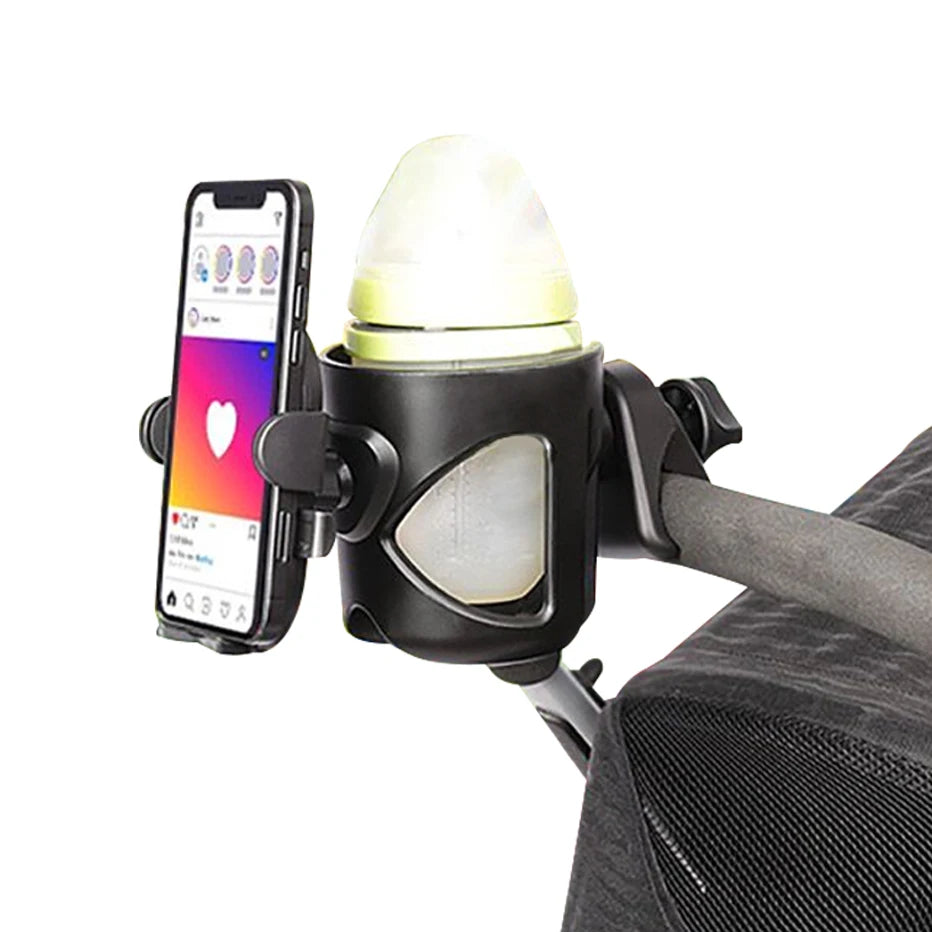 Cup Holder for Stroller Phone Support Outing Travel Universal Pram Kids Bicycle Baby Stroller Accessories Anti-Slip Design 1Pc