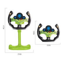 Load image into Gallery viewer, Electric Simulated Driving Steering Three-Dimensional Portable Wheel Copilot Toy Light and Sound Educational Children'S Gifts