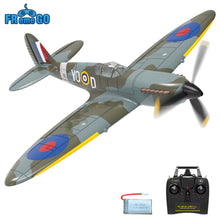 Load image into Gallery viewer, Volantex New Spitfire RC Plane EPP 400Mm Wingspan RC Fighter One Key Aerobatic 2.4G 4CH RTF Warbird Plane