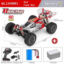 Load image into Gallery viewer, 144001 1:14 RC Racing Car 65Km/H 2.4G Remote Control High Speed Off-Road Drift Shock Absorption Adult Boys Toys Kids Gift