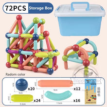 Load image into Gallery viewer, Magnetic Constructor Blocks Set Toys for Kids Magnet Stick Rod Building Blocks Montessori Educational Toys for Children Boy Girl
