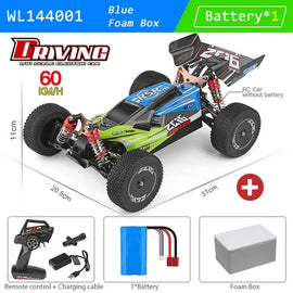 144001 1:14 RC Racing Car 65Km/H 2.4G Remote Control High Speed Off-Road Drift Shock Absorption Adult Boys Toys Kids Gift