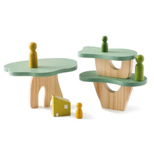 Load image into Gallery viewer, Montessori Sensory Toys Stacking Toys for Baby Forest Houses Replica Wooden Forest Blocks Early Childhood Education Game Gift