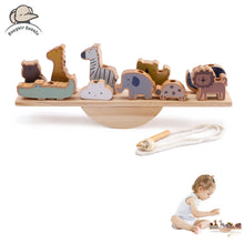 Load image into Gallery viewer, Montessori Sensory Toys Stacking Toys for Baby Forest Houses Replica Wooden Forest Blocks Early Childhood Education Game Gift