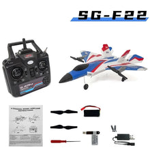 Load image into Gallery viewer, F22 RC Foam Plane 4 Channels 6G Auto Stabilization with 4K Camera Stunt Remote Control Airplanes Aircraft Toys for Children