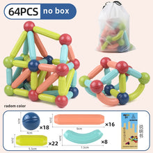 Load image into Gallery viewer, Magnetic Constructor Blocks Set Toys for Kids Magnet Stick Rod Building Blocks Montessori Educational Toys for Children Boy Girl