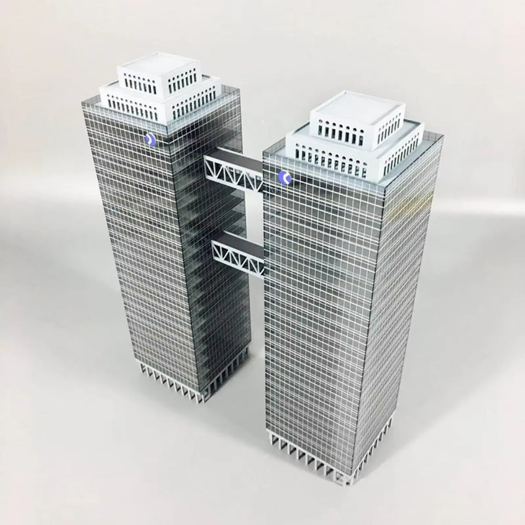 1/150 N Scale High-End Modernization Finished Diorama Train Building Model Kits Hard Plastic Sand Table Scene Decor Xmas Gifts