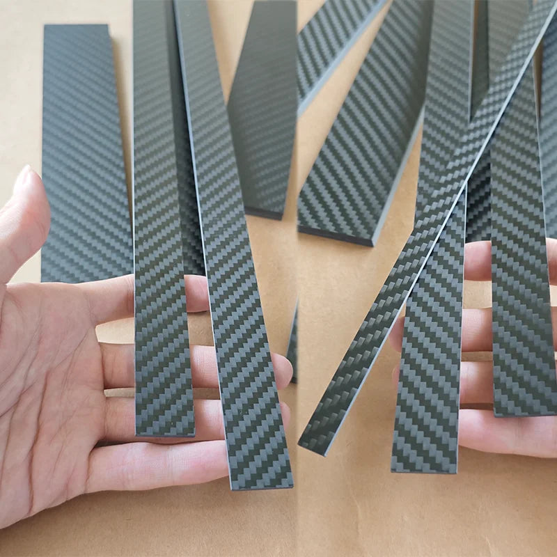 1Pcs 3K Carbon Fiber Sheet Thickness 0.2-6Mm High Strength Carbon Fiber Board Carbon Strip Carbon Flat Strip Can Be Customized