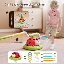 Load image into Gallery viewer, Ladybug Sport Entertainment Game Toy Multifunction Rope Skipping Machine Ferrule Jump Rocket Launcher Outdoor Educational