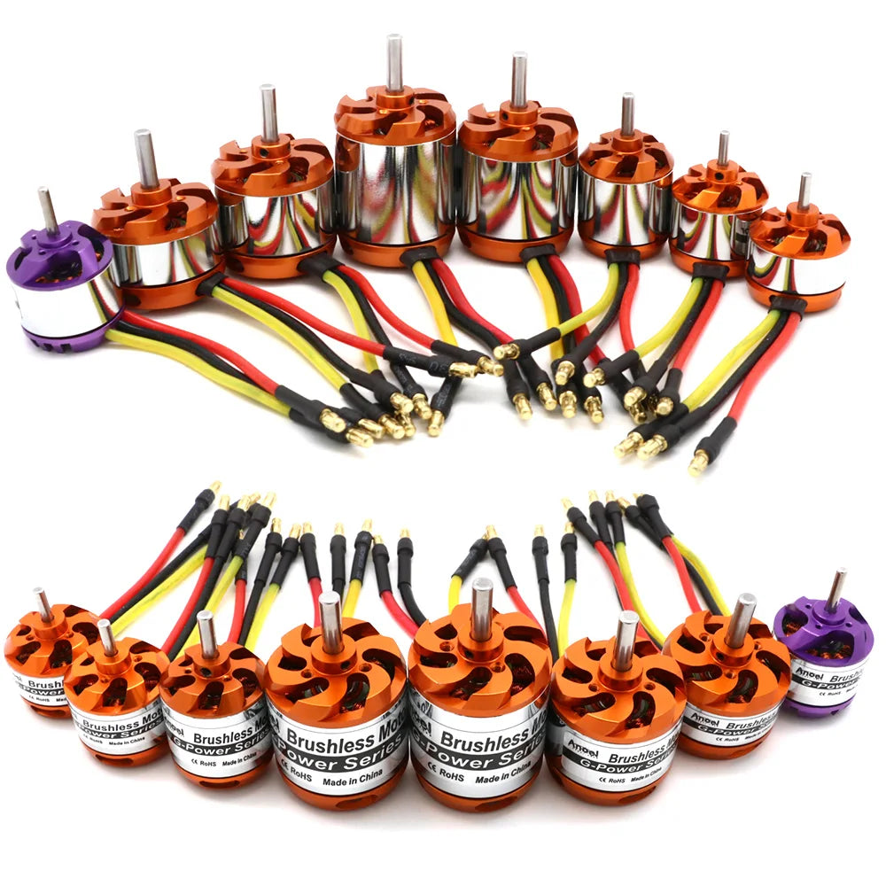 Brushless Motor 2-3S 4S 5S D2830 D2826 D3548 D3542 D3536 D3530 for RC Mini Multicopters Plane Fixed-Wing Aircraft
