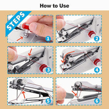 Load image into Gallery viewer, Mini Handheld Sewing Machine, Quick Sewing Portable Sewing Machine, Portable Sewing Machine Suitable for Home - White