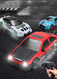 2.4G High Speed Drift Rc Car 4WD Toy Remote Control AE86 Model GTR Vehicle Car RC Racing Cars Toy for Children Christmas Gifts