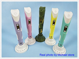 3D Pen 3D Printing Pen Children DIY Drawing Pens PLA Filament Birthday Christmas Boys Girls Gift for Kids with Travel Case