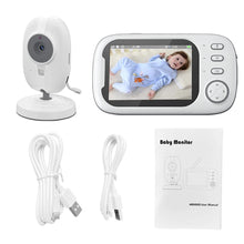 Load image into Gallery viewer, New 3.5 Inch Wireless Video Baby Monitor Night Vision Temperature Monitoring 2 Way Audio Talk Baby Nanny Security Camera