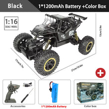 Load image into Gallery viewer, 1:16 / 1:24 4WD RC Car with Led Lights Radio Remote Control Cars Buggy Off-Road Control Trucks for Children Toys