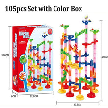 Load image into Gallery viewer, 29-142PCS Marble Run Building Blocks Marbles Slide Toys for Children DIY Creativity Constructor Educational Toys Children Gift