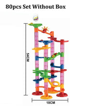 Load image into Gallery viewer, 29-142PCS Marble Run Building Blocks Marbles Slide Toys for Children DIY Creativity Constructor Educational Toys Children Gift