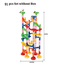 Load image into Gallery viewer, 29-142PCS Marble Run Building Blocks Marbles Slide Toys for Children DIY Creativity Constructor Educational Toys Children Gift
