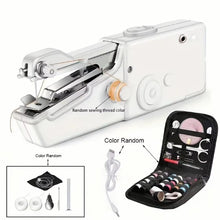 Load image into Gallery viewer, Mini Handheld Sewing Machine, Quick Sewing Portable Sewing Machine, Portable Sewing Machine Suitable for Home - White